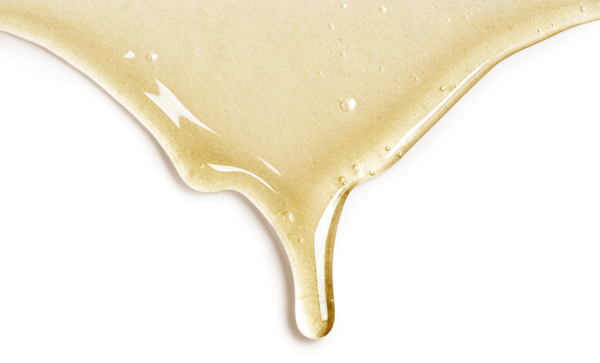 PNG Gold Serum Dripping Border Sticker